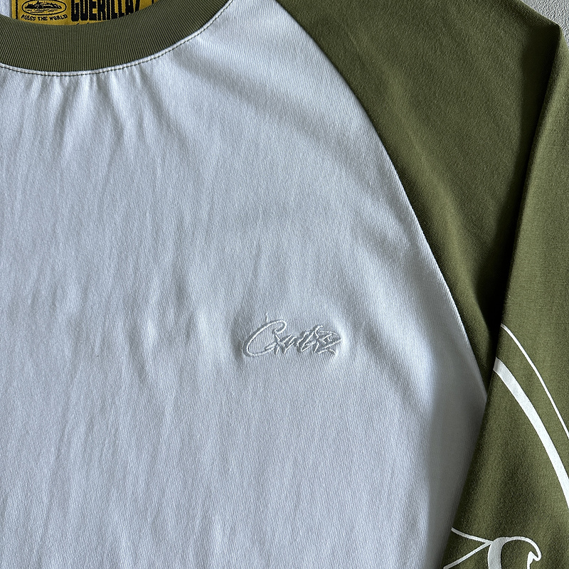 99¥ Contrast color shoulder long sleeve tee | Yupoo - Image 16