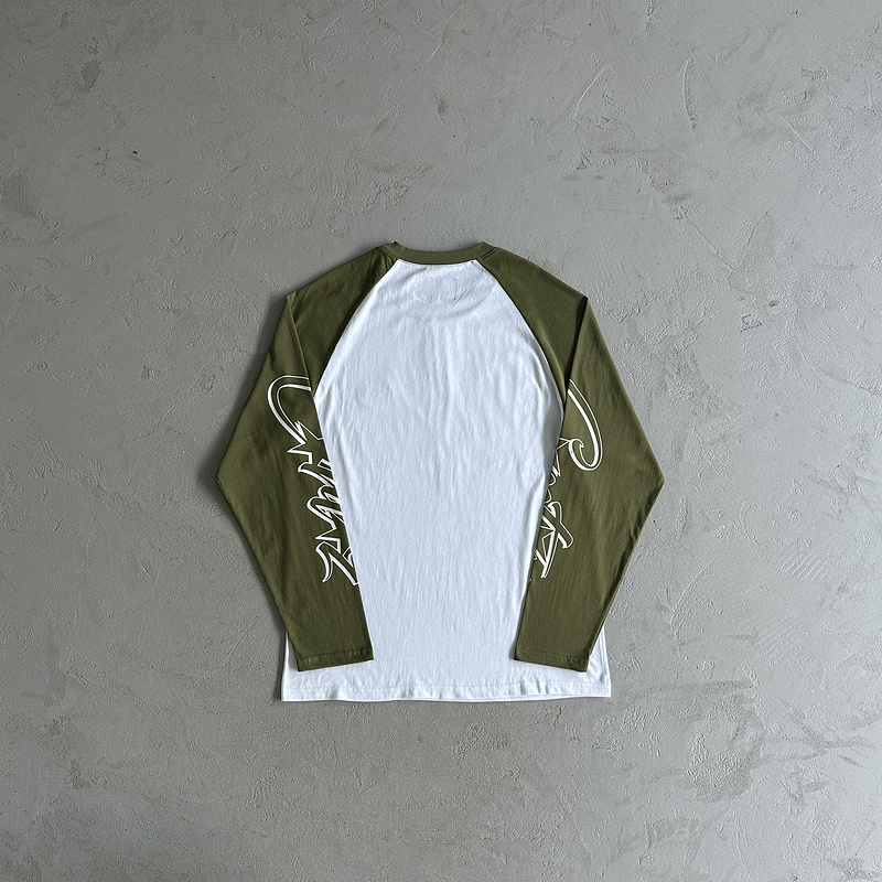 99¥ Contrast color shoulder long sleeve tee | Yupoo - Image 23