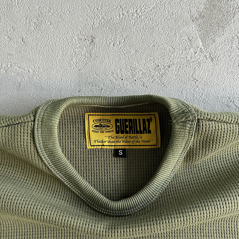135¥ Waffle C Stars Long Sleeve-Army Green | Yupoo - Image 8