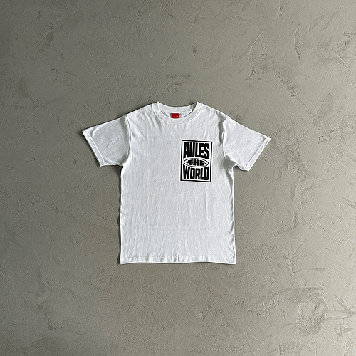 75¥ RULES block T-shirt 