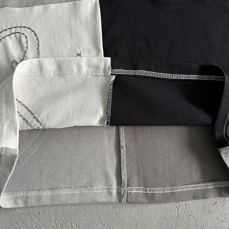 175¥ Color Block Polo Long Sleeve Shirt-Black Gray | Yupoo - Image 17
