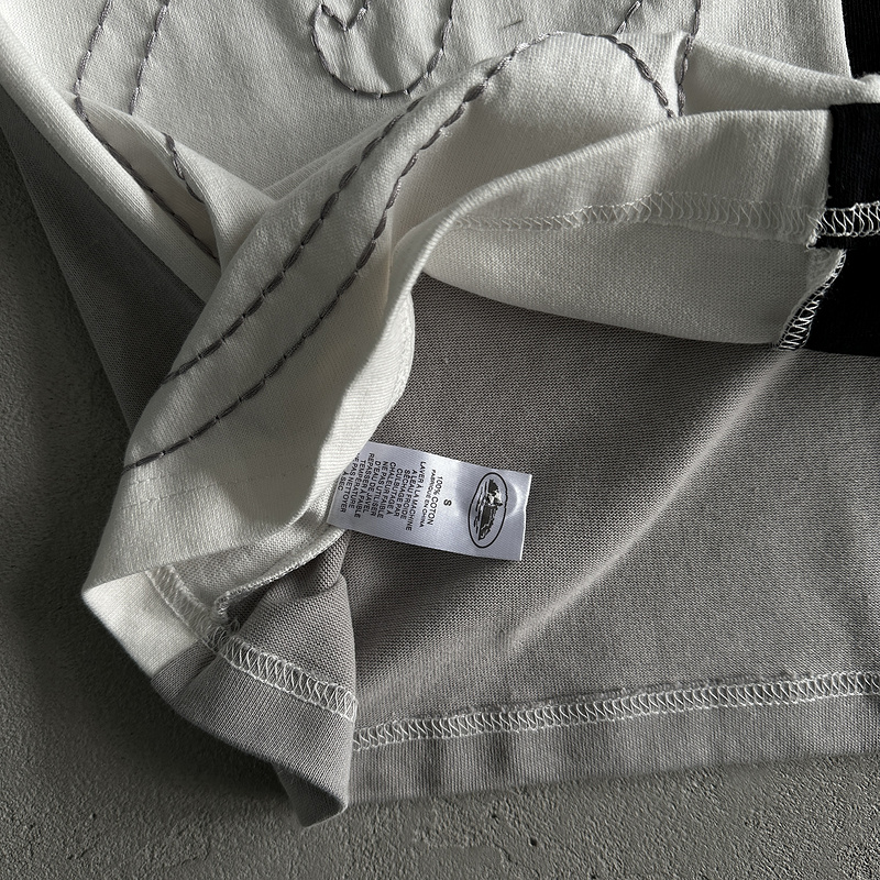 175¥ Color Block Polo Long Sleeve Shirt-Black Gray | Yupoo - Image 19