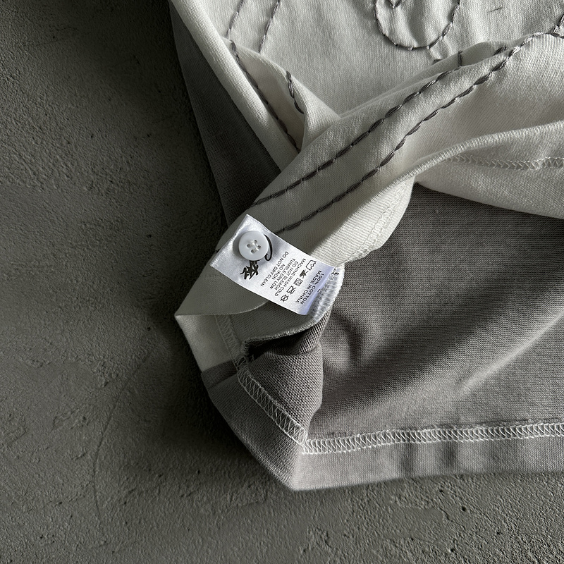175¥ Color Block Polo Long Sleeve Shirt-Black Gray | Yupoo - Image 20