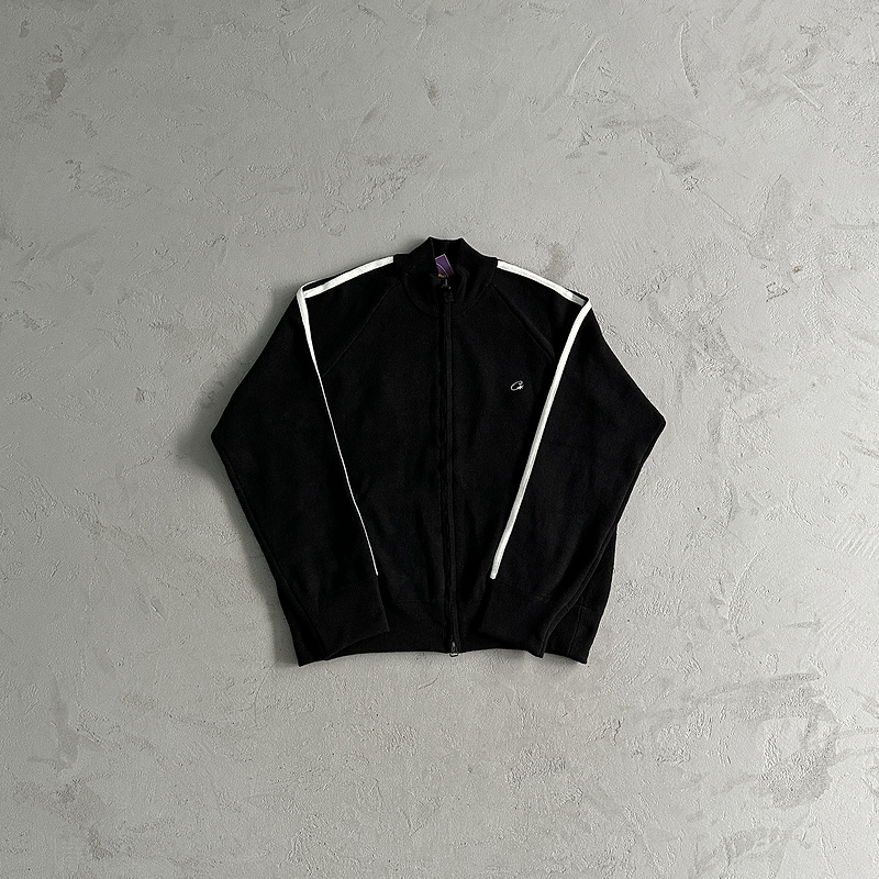 238¥ Knit zip up fleece-black | Yupoo - Image 3