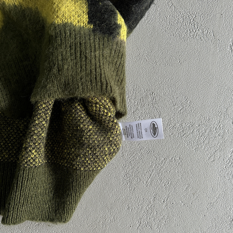 165¥ Mohair Knit Green Yellow Brown Camo Sweater Vest | Yupoo - Image 13