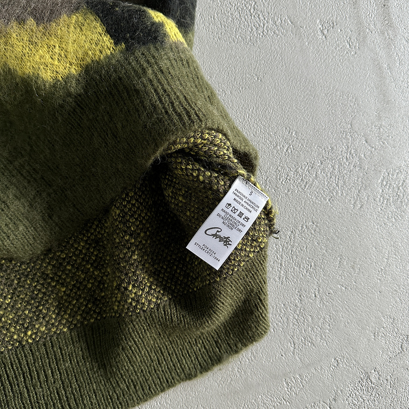 165¥ Mohair Knit Green Yellow Brown Camo Sweater Vest | Yupoo - Image 14