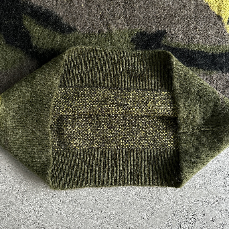 165¥ Mohair Knit Green Yellow Brown Camo Sweater Vest | Yupoo - Image 15