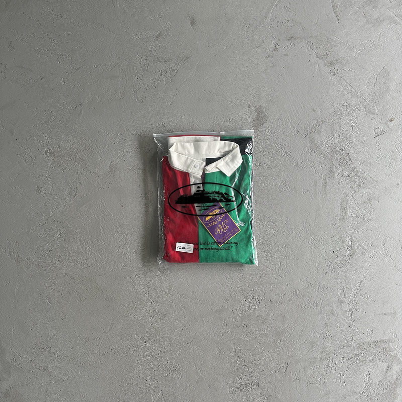 175¥ Color Block Polo Long Sleeve Shirt | Yupoo - Image 4