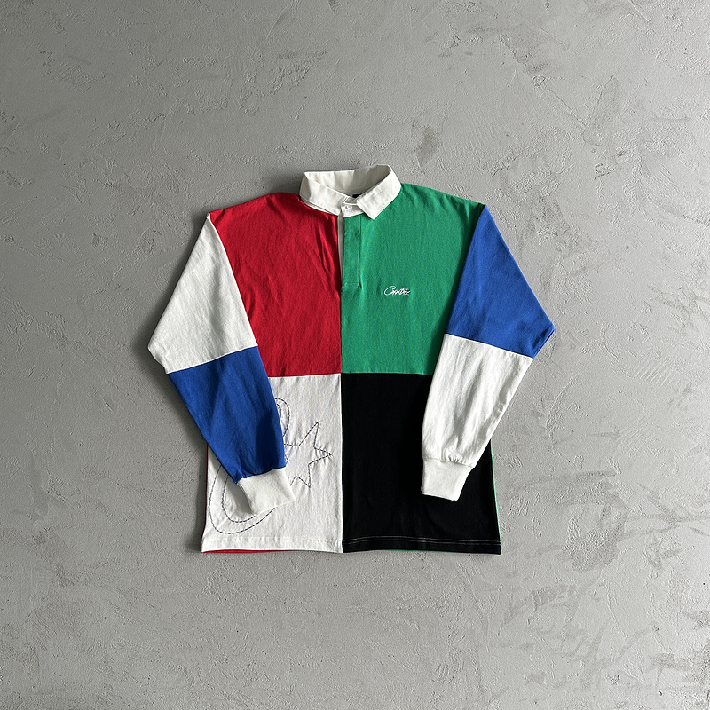 175¥ Color Block Polo Long Sleeve Shirt | Yupoo - Image 6