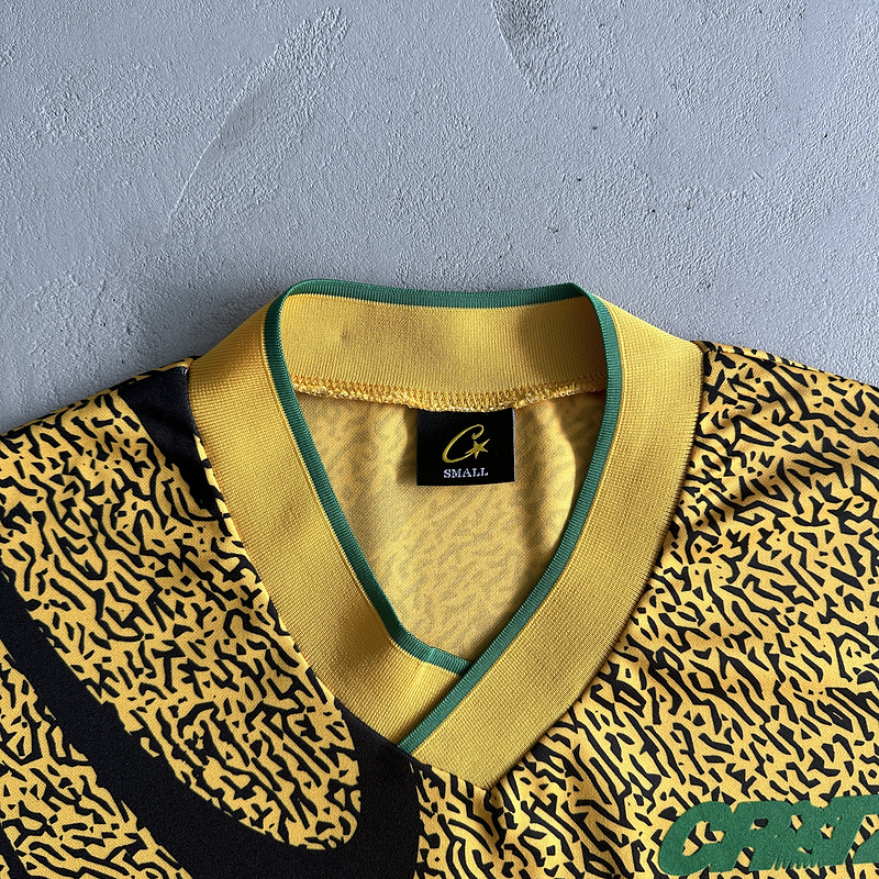 125¥ yellow and black all-over printed football uniform | Yupoo - Image 8