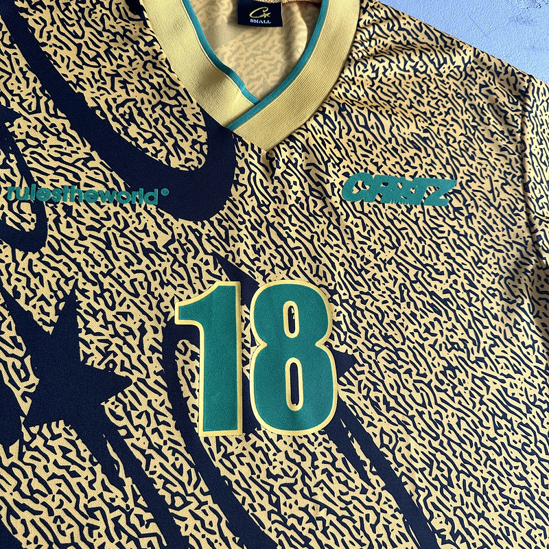 125¥ yellow and black all-over printed football uniform | Yupoo - Image 10