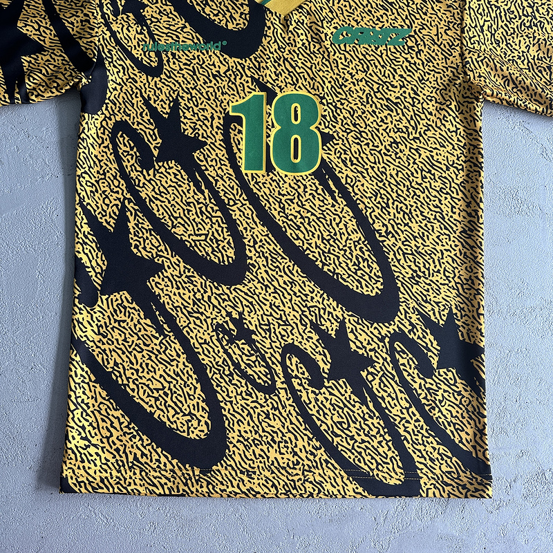 125¥ yellow and black all-over printed football uniform | Yupoo - Image 15