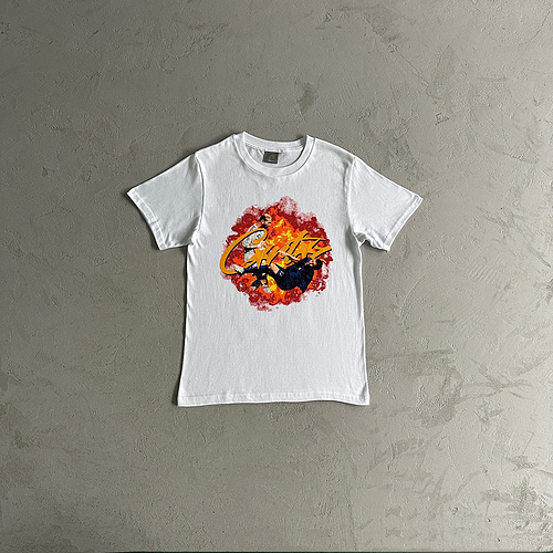 78¥ football flames t-shirt 