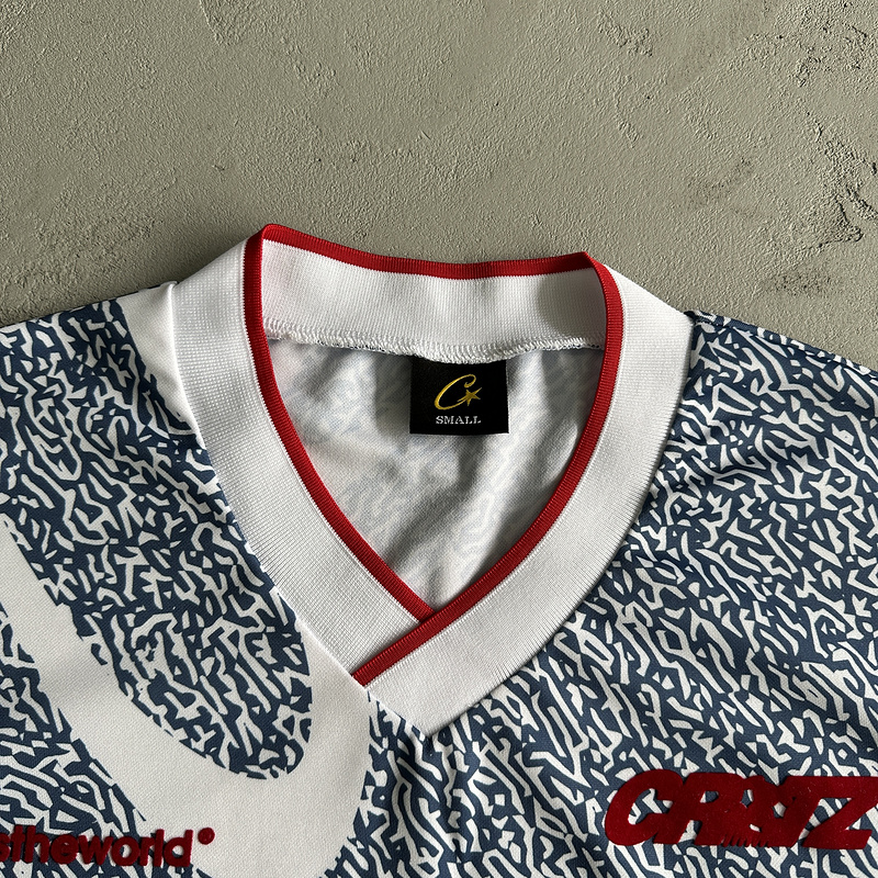 125¥ Blue and white all-over printed football uniform | Yupoo - Image 11