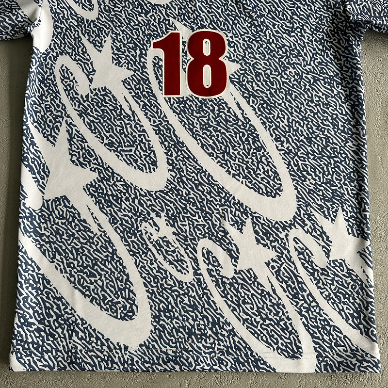 125¥ Blue and white all-over printed football uniform | Yupoo - Image 13