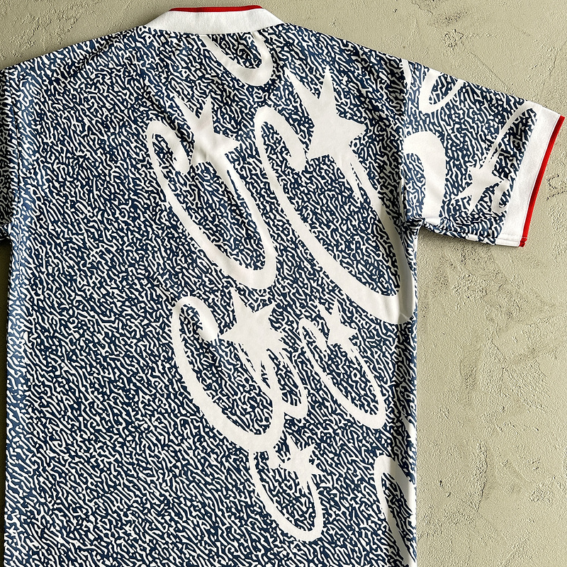 125¥ Blue and white all-over printed football uniform | Yupoo - Image 14