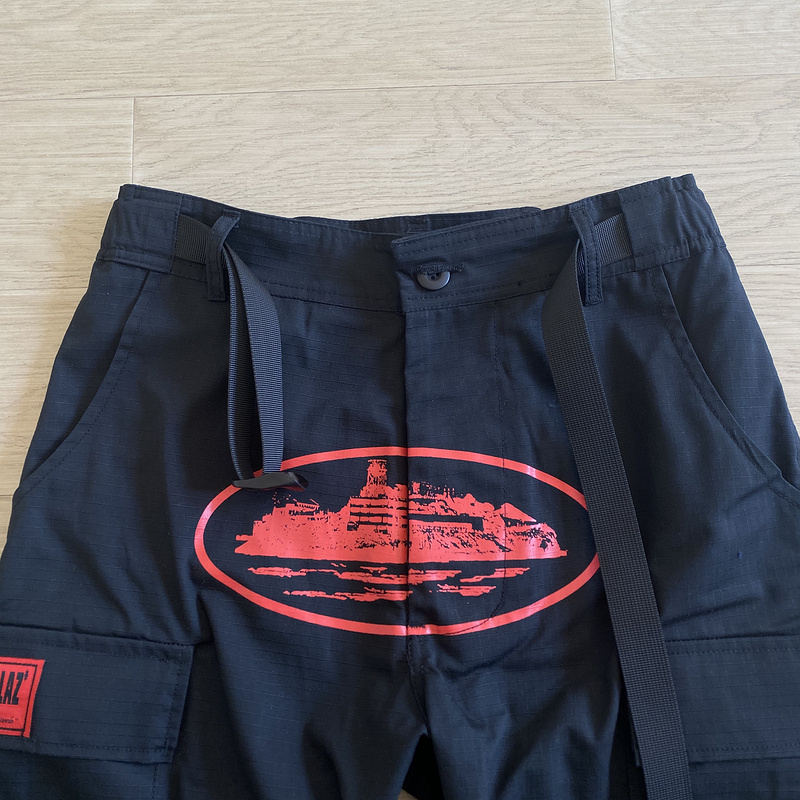 280¥  Corteiz black n with red logo cargos | Yupoo - Image 6