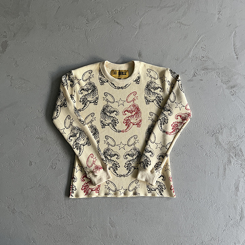 149¥ Twin Tigers Waffle Long Sleeve 