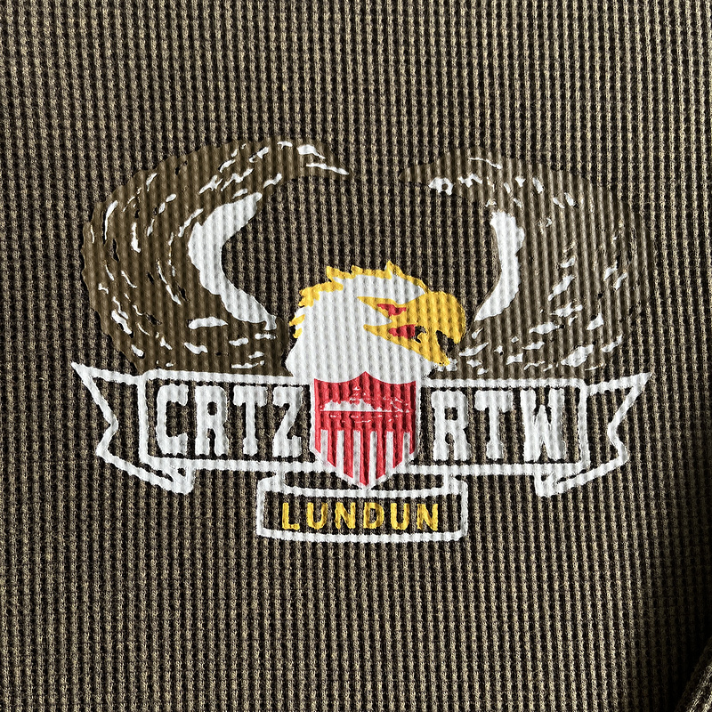 159¥ Cold Eagle Print Waffle Long-sleeve | Yupoo - Image 6