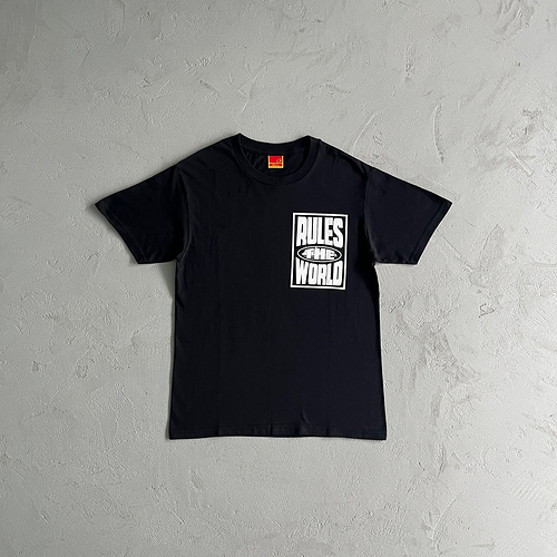 75¥ RULES block T-shirt 