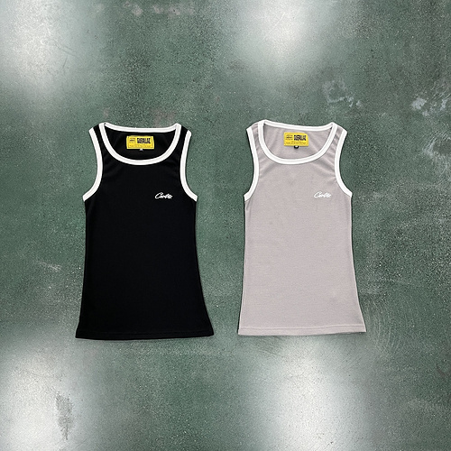 80¥ Men's white edge Vest 