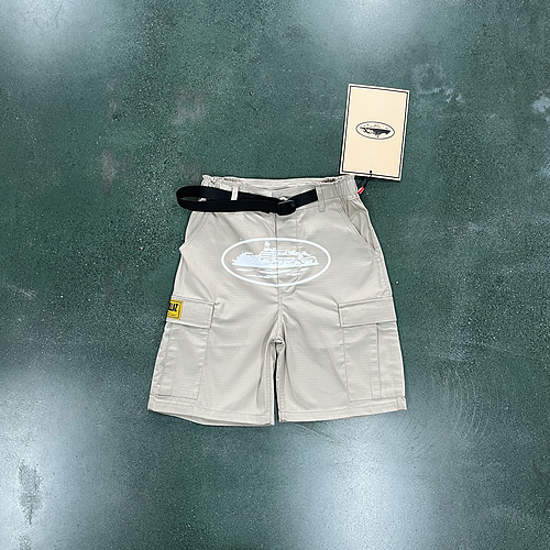 195¥ Khaki Cargo Shorts 