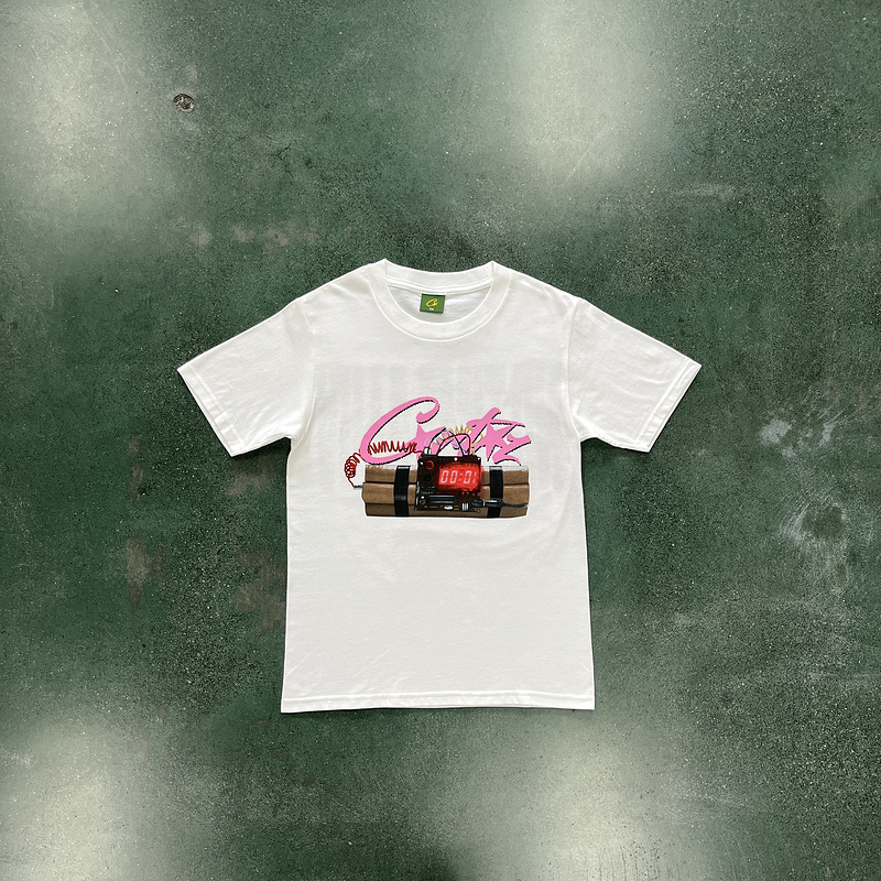 78¥  Pink and White T-shirt | Yupoo - Image 5