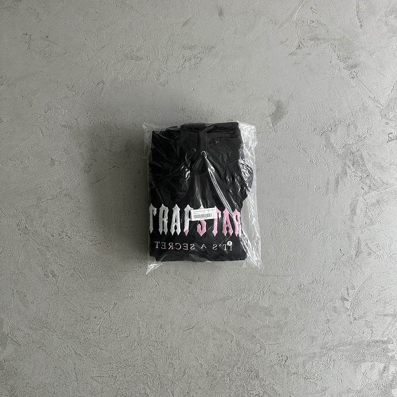 252¥ decoded chenille hoodie tracksuit-black pink | Yupoo - Image 5
