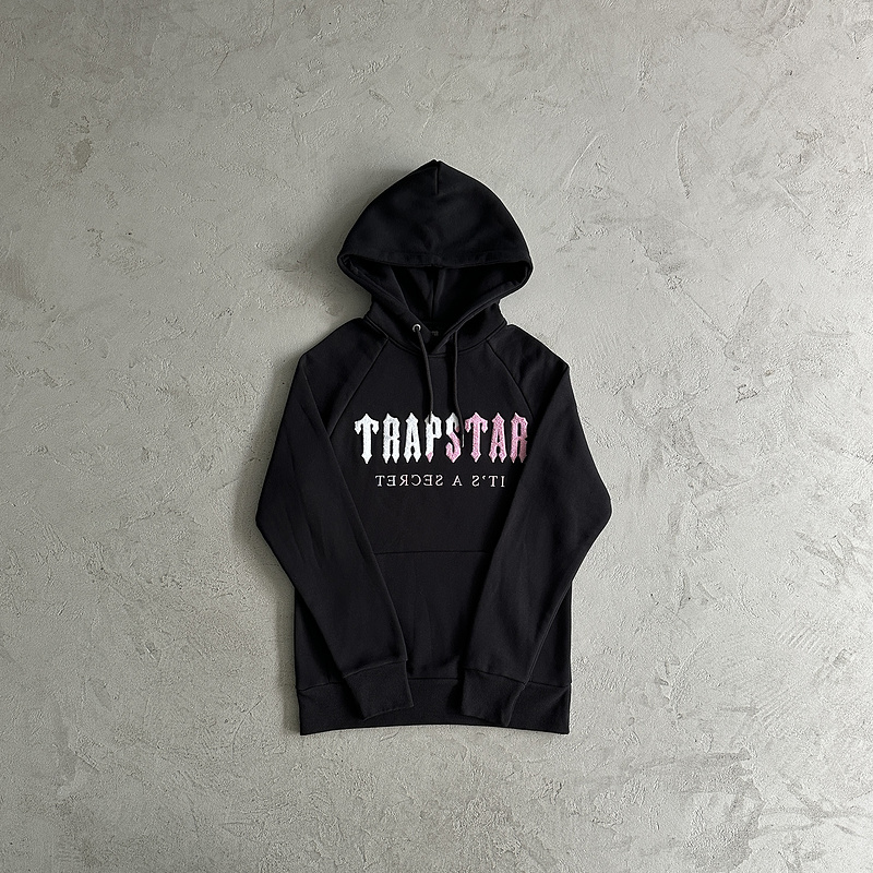 252¥ decoded chenille hoodie tracksuit-black pink | Yupoo - Image 7