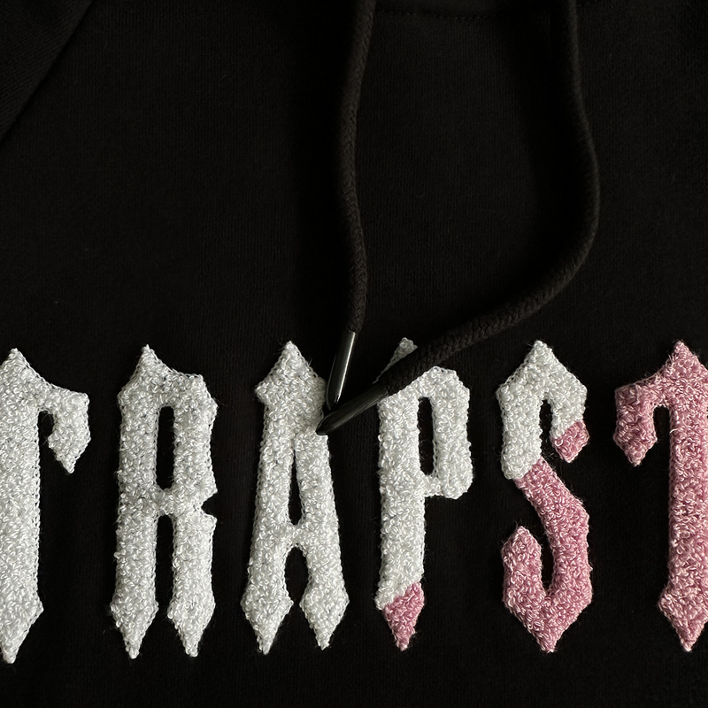 252¥ decoded chenille hoodie tracksuit-black pink | Yupoo - Image 11