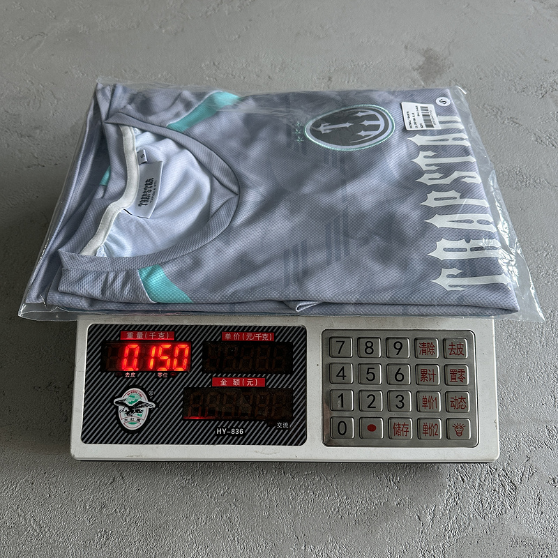 84¥ football t shirts-grey/sea blue | Yupoo - Image 3