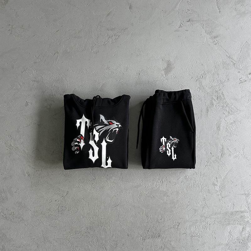 231¥ tsl shooters bloodshot hooded tracksuit-black | Yupoo - Image 6