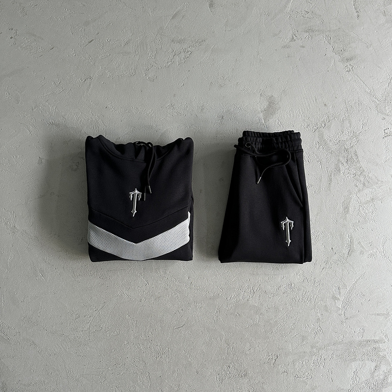 252¥ v etripe hoodie tracksuit-black/grey | Yupoo - Image 6