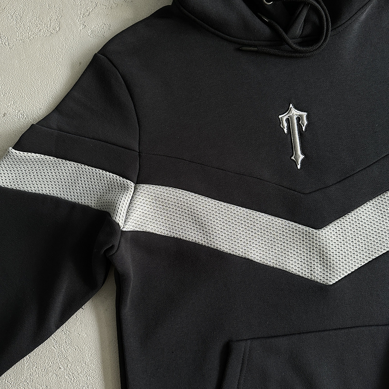 252¥ v etripe hoodie tracksuit-black/grey | Yupoo - Image 11