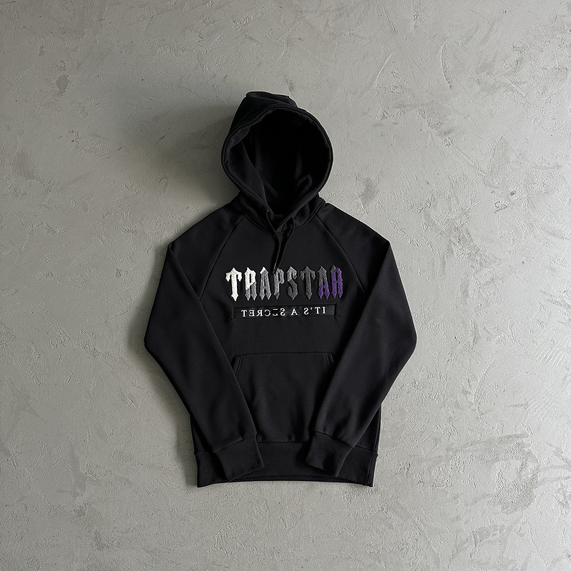 266¥ decdoded chenille 2.0 hooded tracksuit-black/purple | Yupoo - Image 7