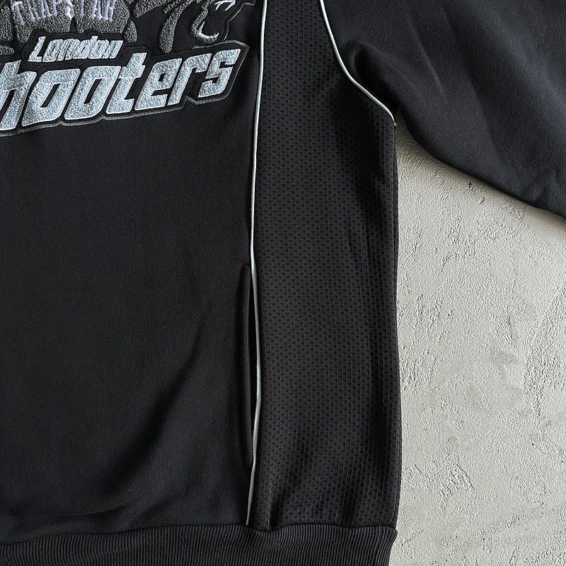 252¥ shooters technical hoodie tracksuit-black/blue | Yupoo - Image 12
