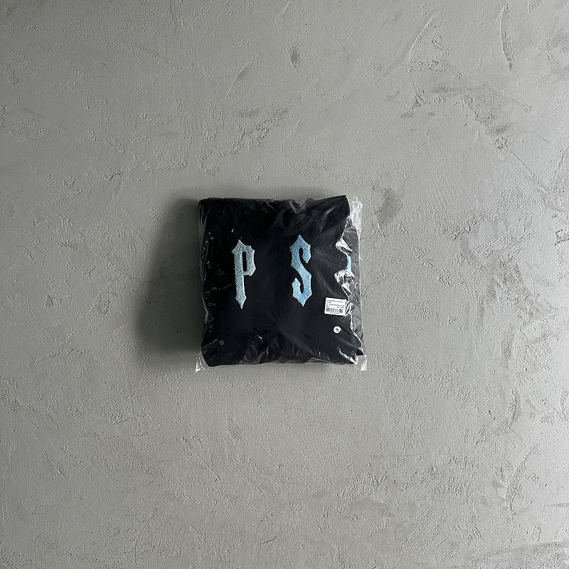 122¥ irongate aech chenille hoodie-black/gradient blue | Yupoo - Image 4