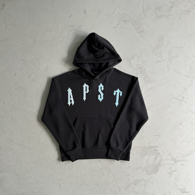 122¥ irongate aech chenille hoodie-black/gradient blue | Yupoo - Image 6