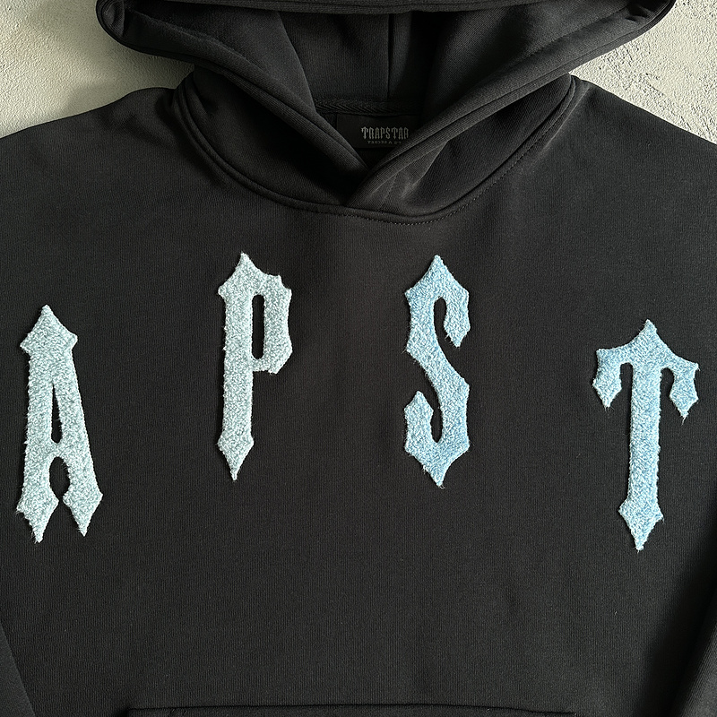 122¥ irongate aech chenille hoodie-black/gradient blue | Yupoo - Image 7