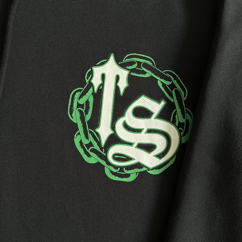 122¥ chain script hoodie-green black | Yupoo - Image 7