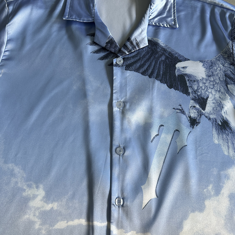 137¥ Eagle Shirt Set-bule white | Yupoo - Image 10