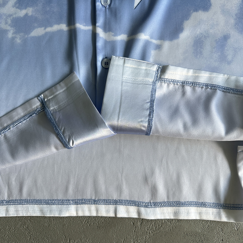 137¥ Eagle Shirt Set-bule white | Yupoo - Image 11