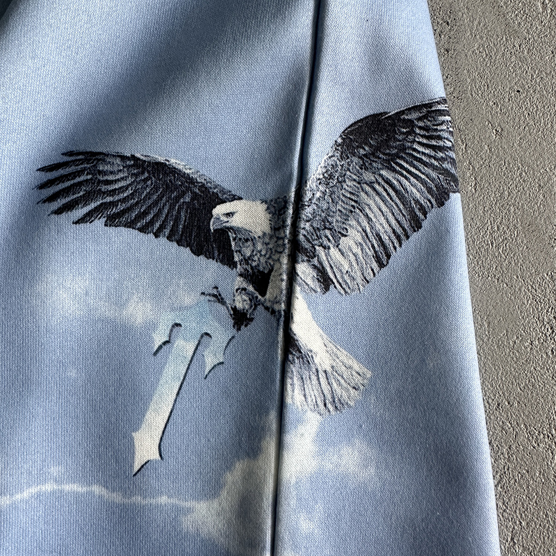 137¥ Eagle Shirt Set-bule white | Yupoo - Image 21