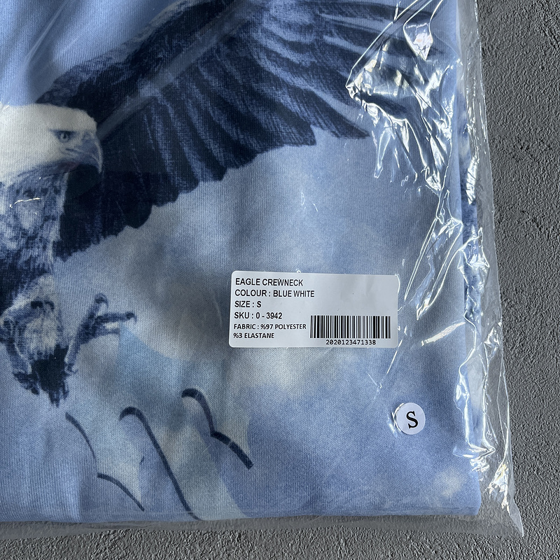 111¥ eagle crewneck-blue white | Yupoo - Image 5