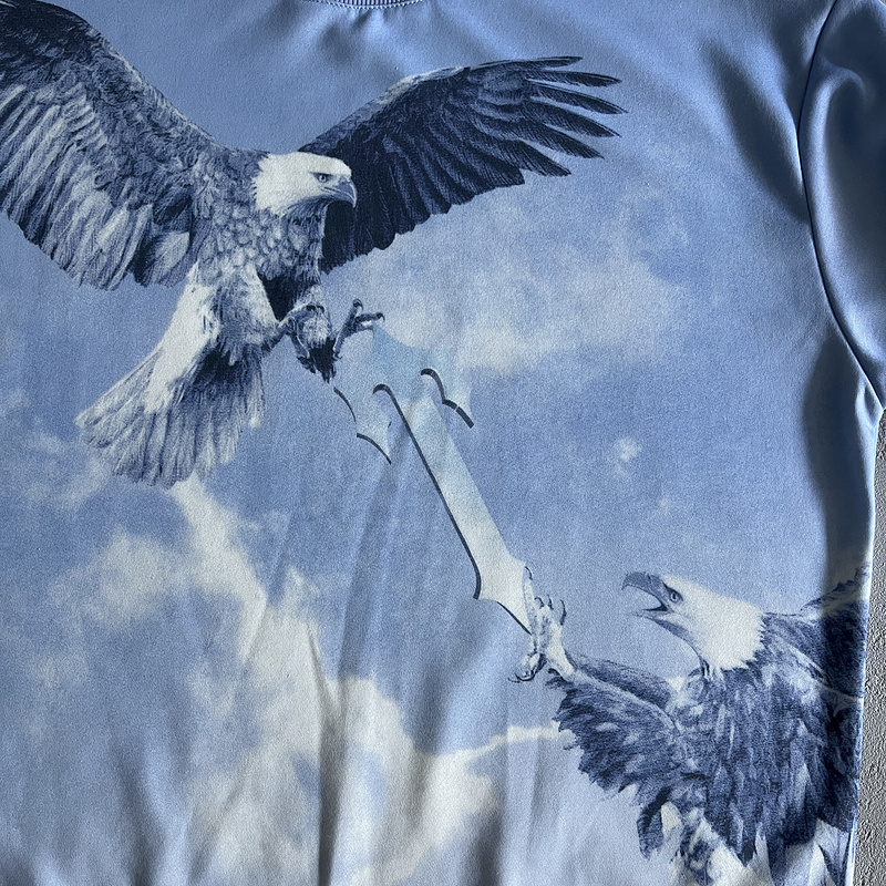 111¥ eagle crewneck-blue white | Yupoo - Image 8