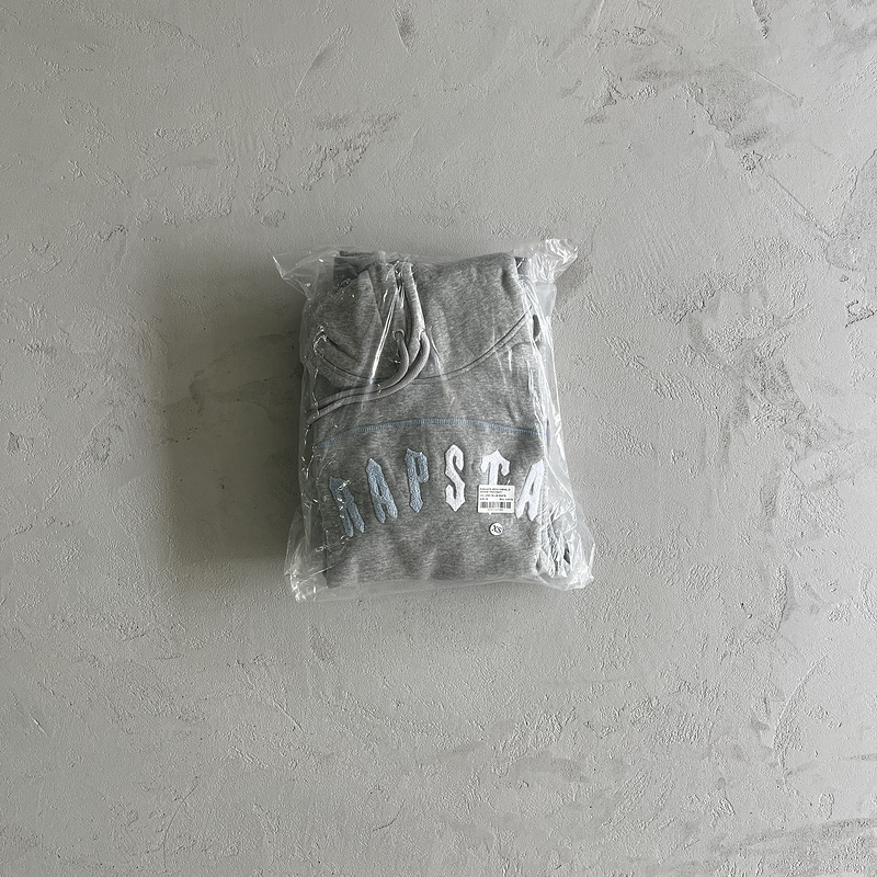 266¥ IRONGATE CHENILLE AECH HOODIE TRACKSUIT-GREY/BLUE/WHITE | Yupoo - Image 5