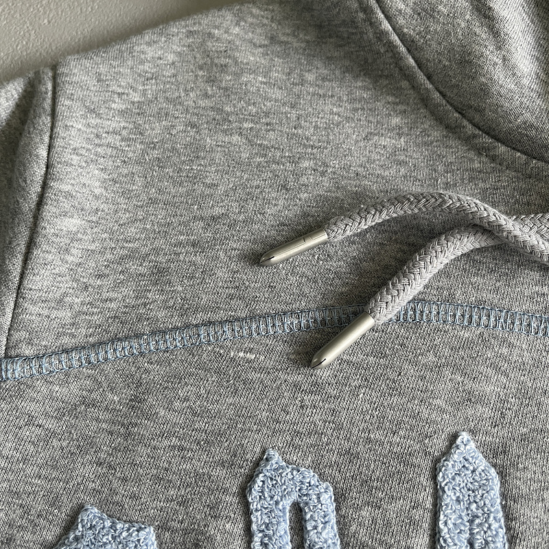 266¥ IRONGATE CHENILLE AECH HOODIE TRACKSUIT-GREY/BLUE/WHITE | Yupoo - Image 12
