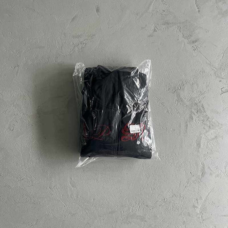 266¥ SCRIP ZIP-THOUGH HOODIE TRACKSUIT-BLACK	/ZINFANDEL | Yupoo - Image 5