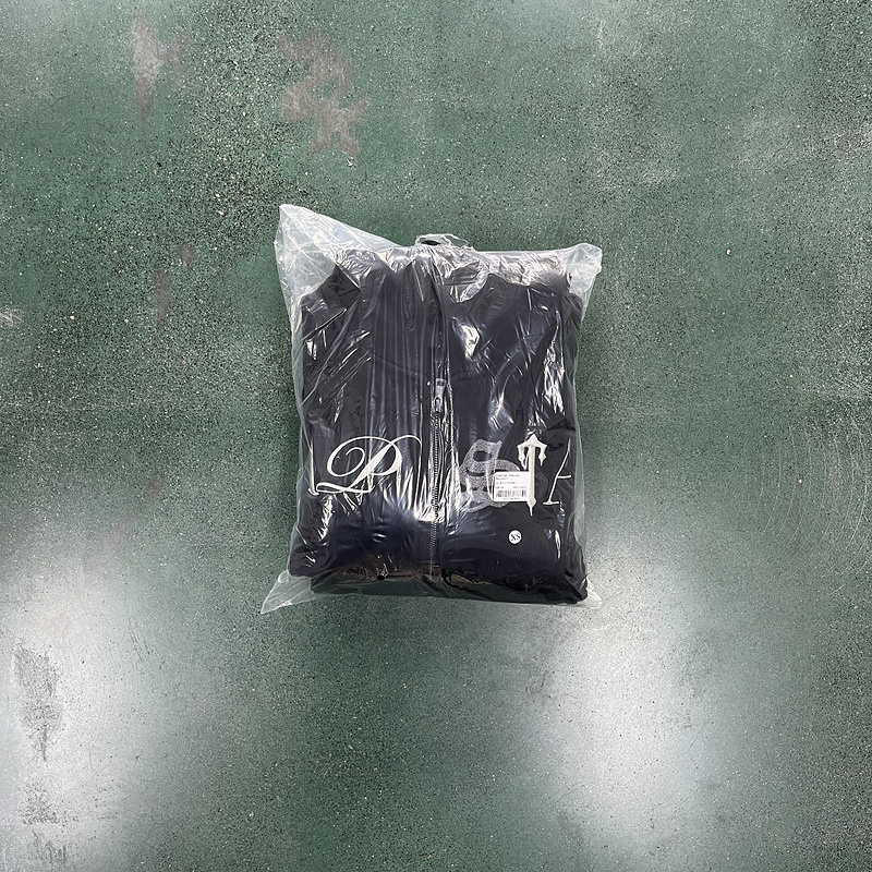 266¥ SCRIP ZIP THROUGH TRACKSUIT-BLACK WASHED | Yupoo - Image 5