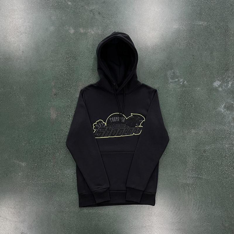 252¥ SHOOTERS HOODED TRACKSUIT - BLACK/LIME Sale price | Yupoo - Image 7